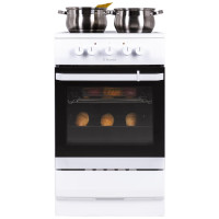 Hansa Плита електрична склокерамічна, 68л, 50x60см, білий