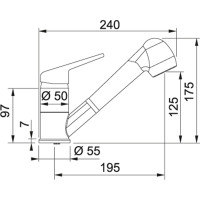 Смеситель для кухни Franke Novara Plus 115.0470.665