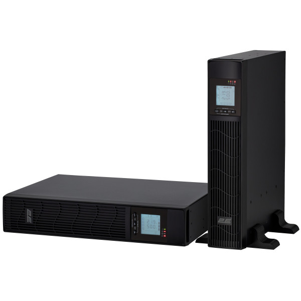 Джерело безперебійного живлення 2E PS1000RT, 1000VA/800W, RT2U, LCD, USB, 3xC13