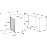Посудомийна машина вбудовувана Gorenje GV673D63