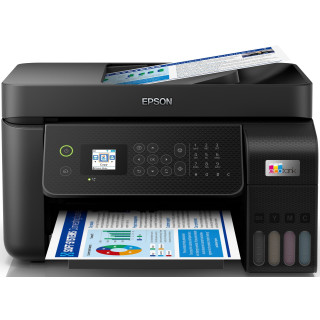 БФП Epson ink color A4 EcoTank L5290 33_15 ppm Fax ADF USB Ethernet Wi-Fi 4 inks (C11CJ65407) image