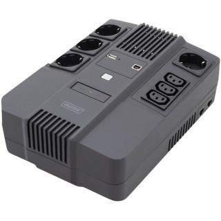 Джерело безперебійного живлення Digitus All-in-One, 800VA/480W, LED, 4xSchuko/3xC13 image