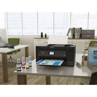 БФП ink color A3 Epson EcoTank L14150 38_24 ppm Fax ADF Duplex USB Ethernet Wi-Fi 4 inks Black Pigment (C11CH96404)