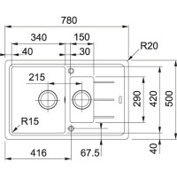 Мийка кухонна Franke Basis BFG 651-78 [114.0272.603]