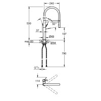 Змішувач для кухні Grohe Essence 30294DA0