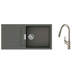 Набір для кухні Hansgrohe гранітна мийка S520-F480 + зміш. Focus M41