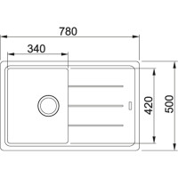 Мийка кухонна Franke Basis BFG 611-78 (114.0258.039)