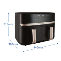 Мультипіч Russell Hobbs Satis Fry DualBaske 2800Вт (27680-56)