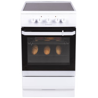 Hansa Плита електрична склокерамічна, 68л, 50x60см, білий