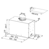 Витяжка Franke Box Flush EVO FBFE WH MATT A70 (305.0665.367)