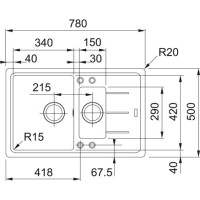Мойка кухонная Franke Basis BFG 651-78 (114.0667.448)