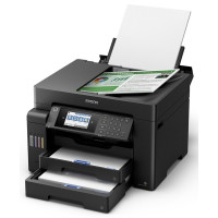 БФП ink color A3 Epson EcoTank L15150 32_22 ppm Fax DADF Duplex USB Ethernet Wi-Fi 4 inks Pigment (C11CH72404)