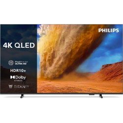 Телевізор 75" Philips QLED 4K 60Hz Smart Titan OS Black (75PUS7810/12)