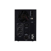 Джерело безперебійного живлення 2E PS1000L, 1000VA/800W, на зовнішні АКБ 2*12В, 2xSchuko+1xC13