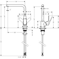 Змішувач для кухні Hansgrohe Focus 31817670