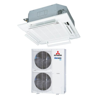Касетний 4-потоковий кондиціонер Mitsubishi Heavy Hyper Inverter FDT125VH/FDC125VNX-W image