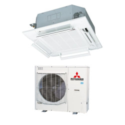 Касетний 4-потоковий кондиціонер Mitsubishi Heavy Micro Inverter FDT140VH/FDC140VNA-W