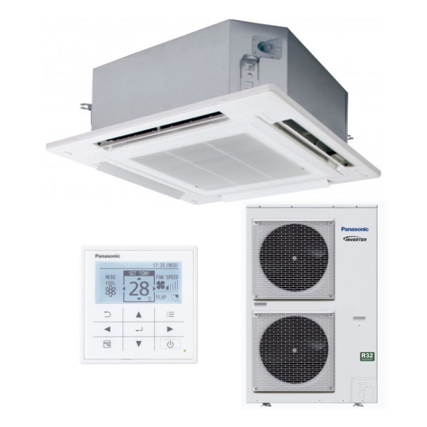Касетний кондиціонер Panasonic PACi Elite S-100PU2E5B/U-100PZH2E5/CZ-KPU3W/CZ-RTC5B