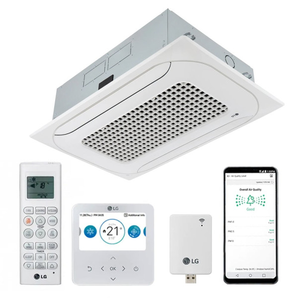 Касетний 2-поточний блок LG ARNU24GTSC4