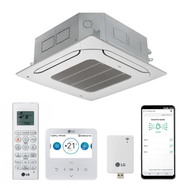 Касетний 4-поточний блок LG ARNU09GTRB4