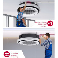 Кассетный круглый блок LG ARNU48GTYA4