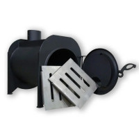 Піч-буржуйка KOZAK з варильною поверхнею