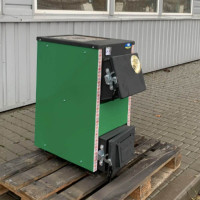 Твердотопливный котел Zubr Eko 10 кВт с плитой