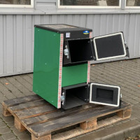 Твердотопливный котел Zubr Eko 10 кВт с плитой
