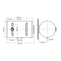 Бойлер Arti WHH Dry 150L/2 (602235)