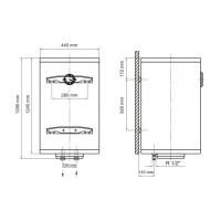 Бойлер Arti WHV Dry 150L/2 (602230)