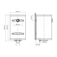 Бойлер Arti WHV Dry 50L/2 (602226)