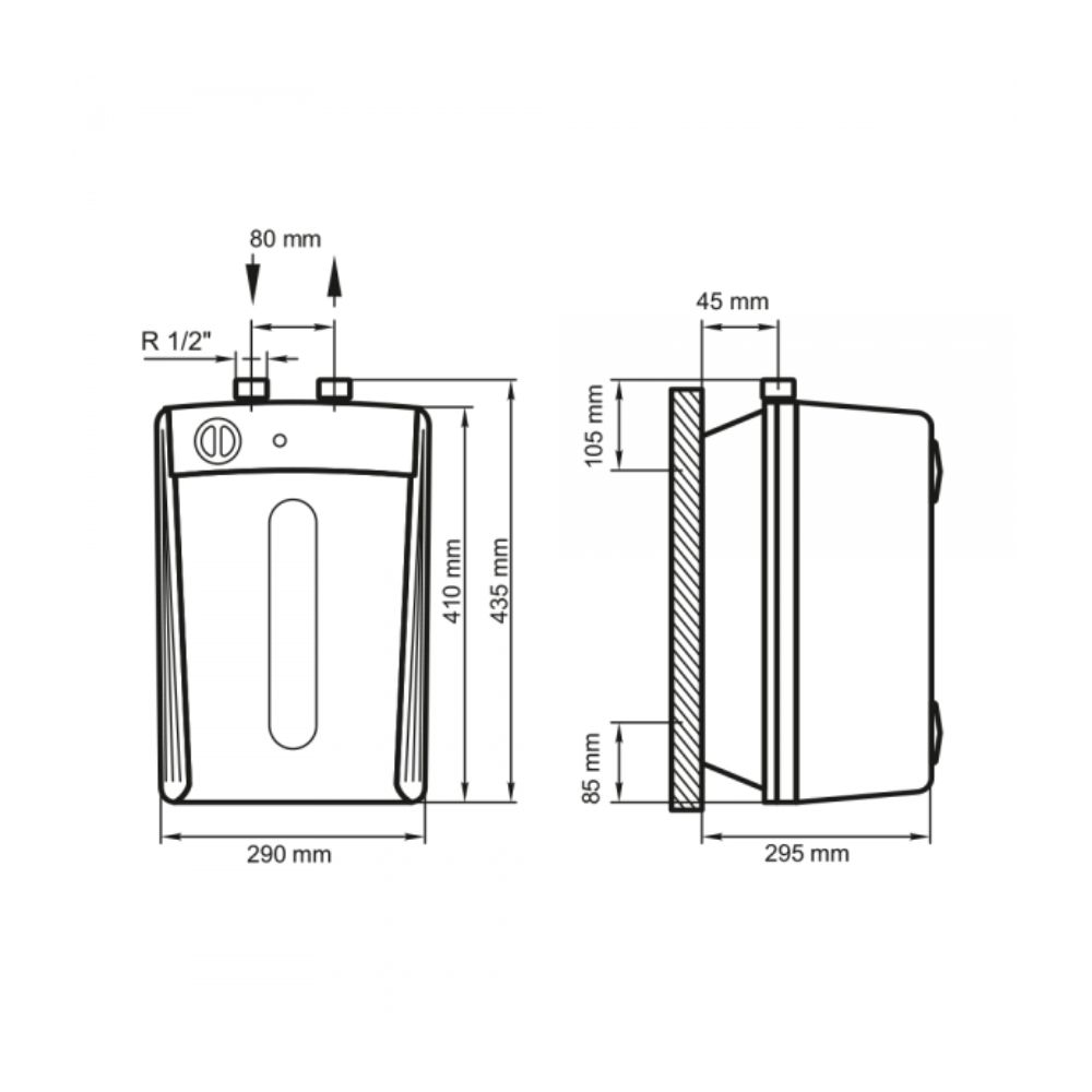 Бойлер Arti WH Compact SU 10L/1 (602202)