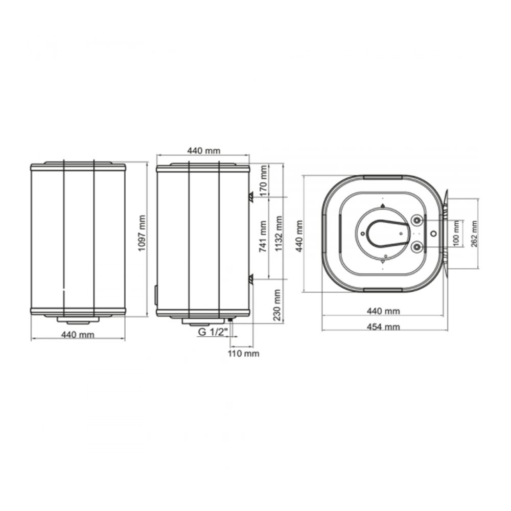 Бойлер Arti WH Cube 120L/1 (602258)