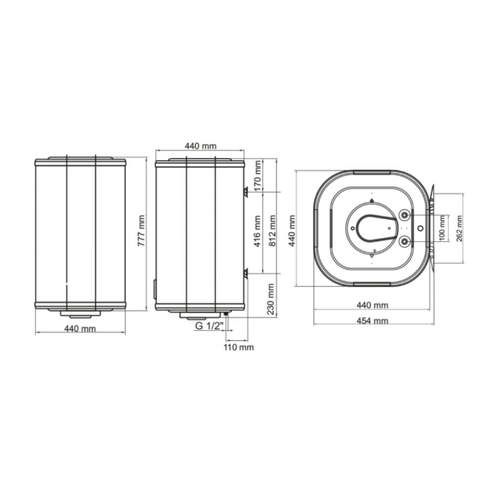 Бойлер Arti WH Cube 80L/1 (602256)