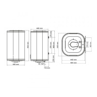 Бойлер Arti WH Cube Dry 100L/2 (602262)