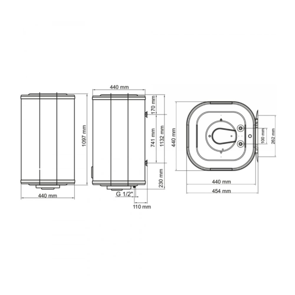 Бойлер Arti WH Cube Dry 120L/2 (602263)
