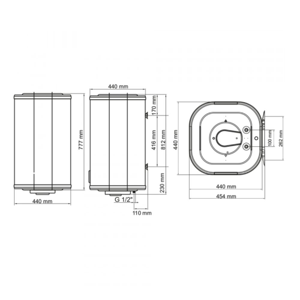 Бойлер Arti WH Cube Dry 80L/2 (602261)