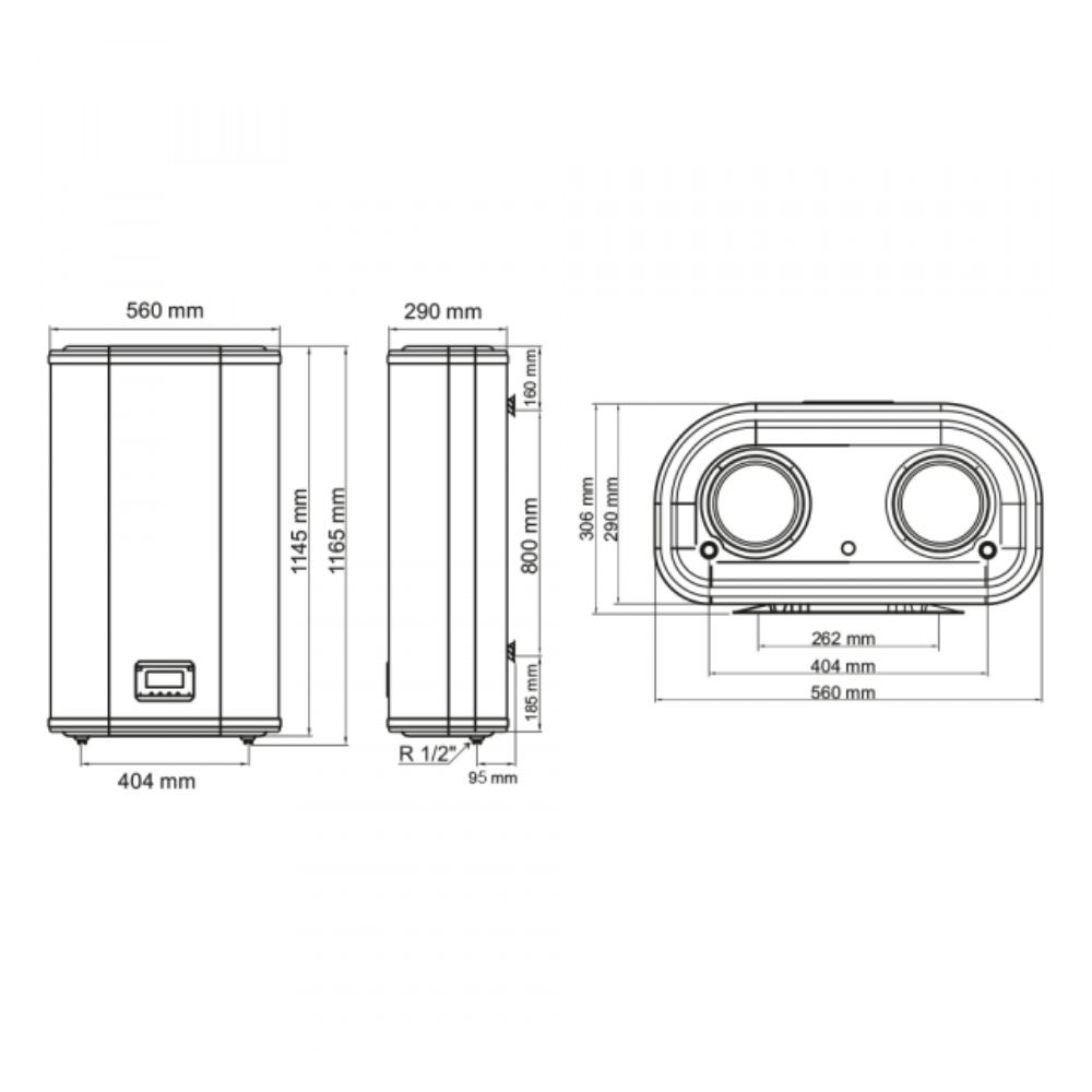 Бойлер Arti WH Flat Dry 100L/2 (602254)