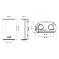 Бойлер Arti WH Flat Dry 100L/2 (602254)