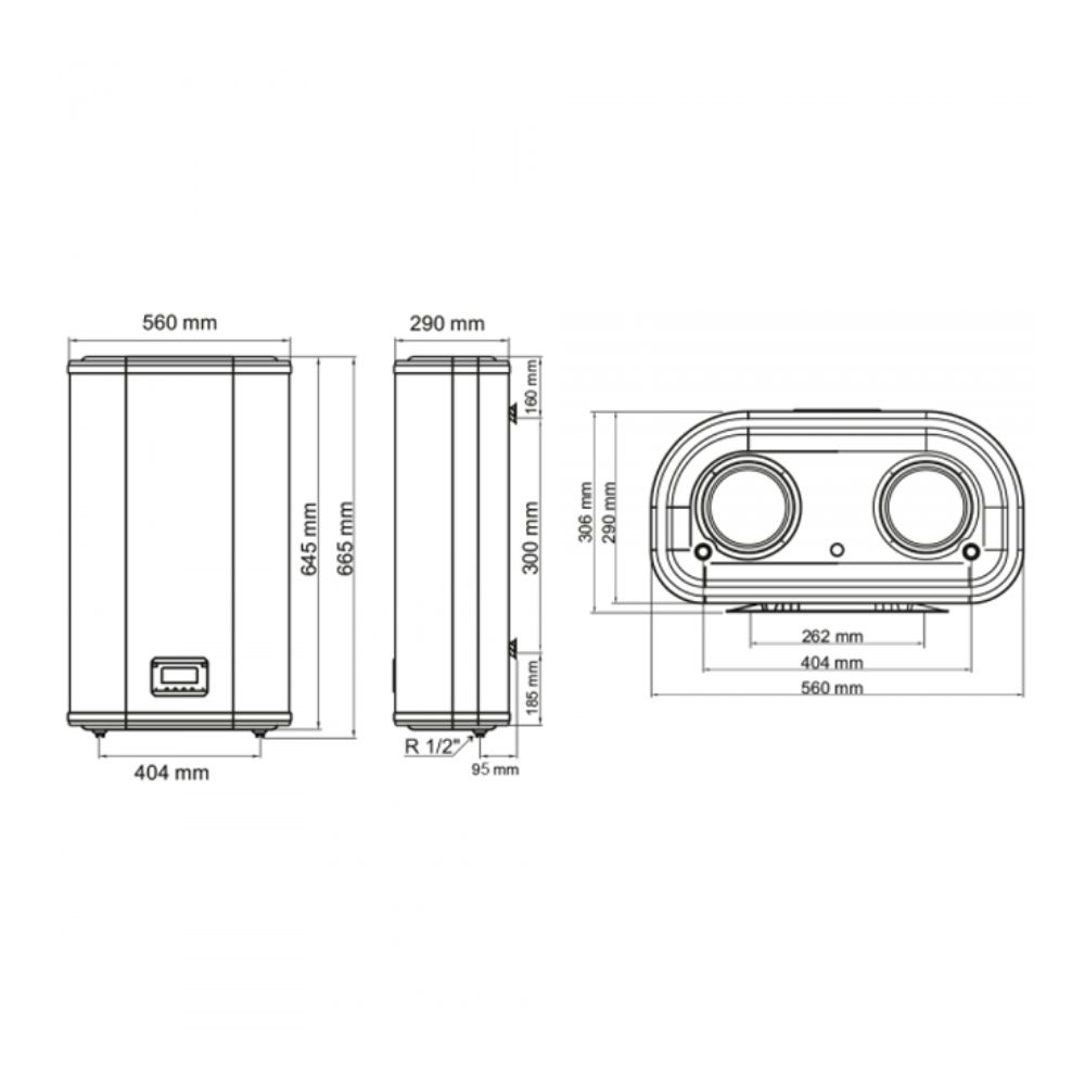 Бойлер Arti WH Flat Dry 50L/2 (602252)