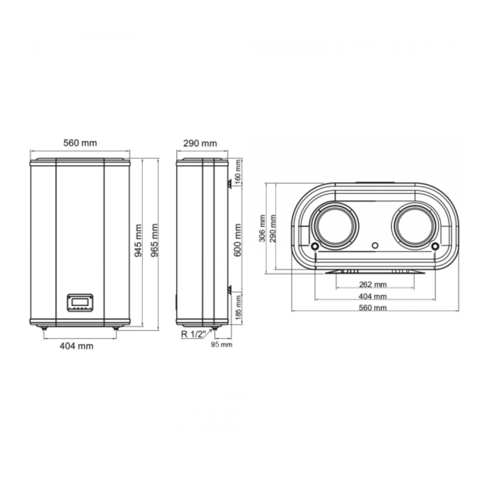 Бойлер Arti WH Flat Dry 80L/2 (602253)