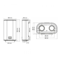 Бойлер Arti WH Flat Dry 80L/2 (602253)