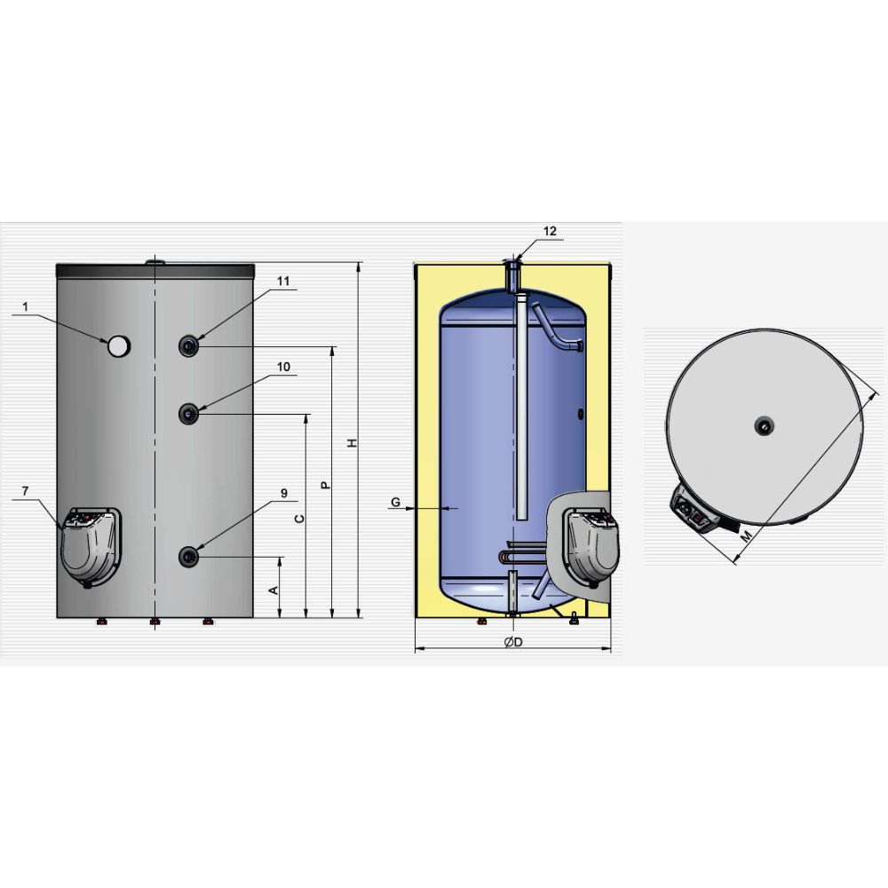 Бойлер Eldom Titan 300 FV30067