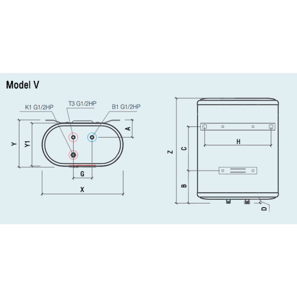 Бойлер Quartz Levada 100 V