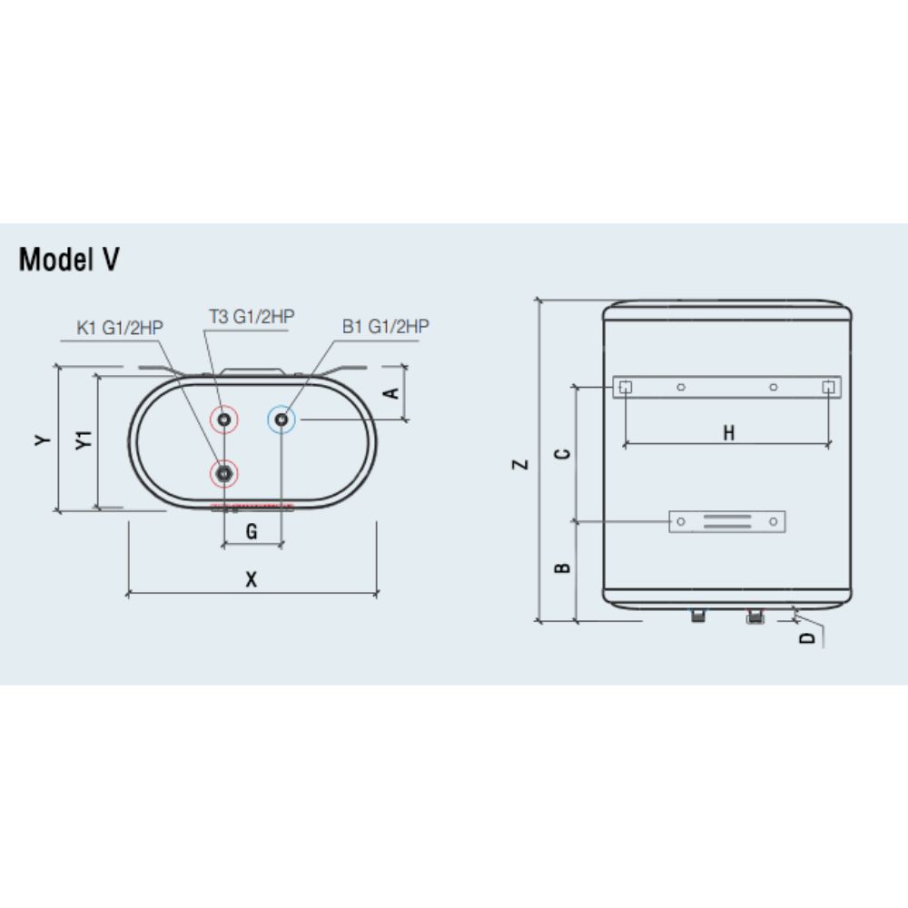 Бойлер Quartz Mirano 30 V