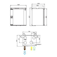 Припливно-витяжна установка Systemair SAVE VTC 500 R/L