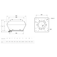 Центробежный крышный вентилятор Systemair DVCI 355E-POC FTG ЕС