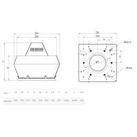 Центробежный крышный вентилятор Systemair DVN 450ЕС