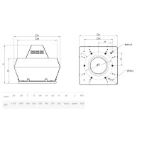 Центробежный крышный вентилятор Systemair DVNI 560EC
